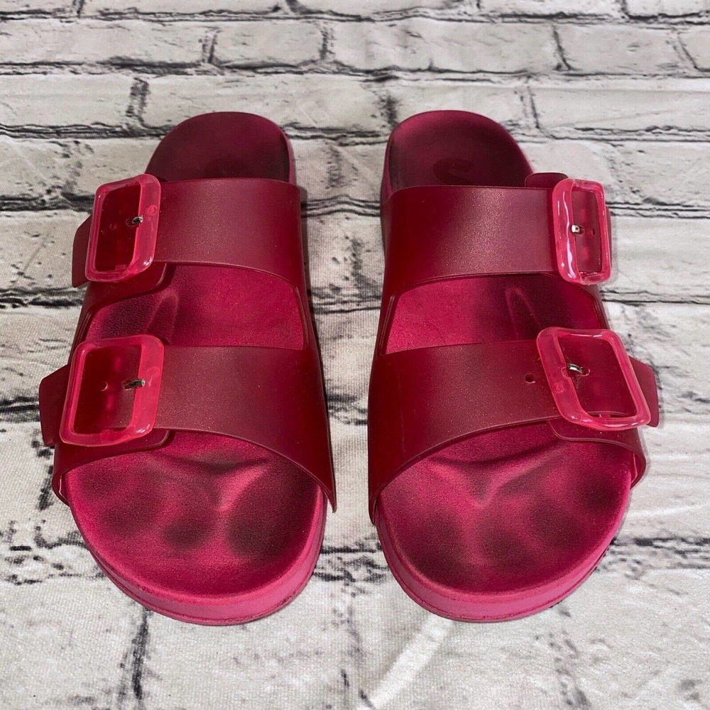 Women Jelly Flip Flop Pink Made in Brazil Size 8